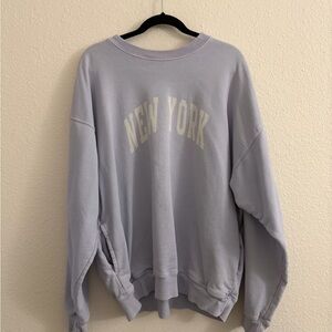 Brandy Melville Light Gray Sweatshirt